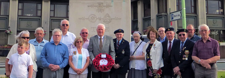Chorley Pals Memorial 1st July 2015 Group Header