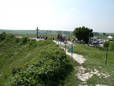 The group touring the Somme