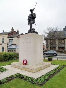 The wreath laid at the Memorial by Steve Williams